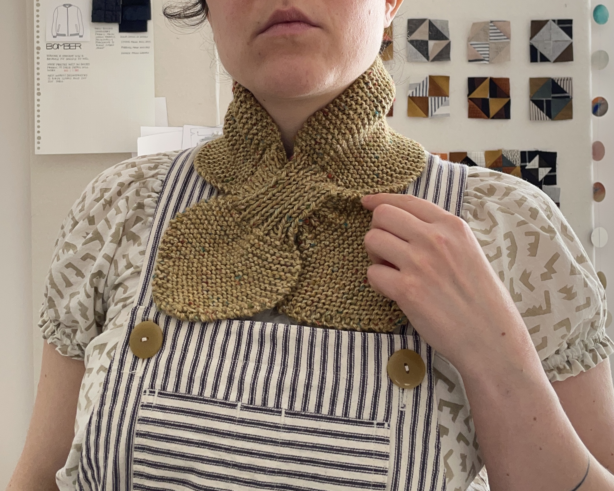 Keyhole Scarf | free tutorial by Northside Knit Co – NOT A PRIMARY COLOR